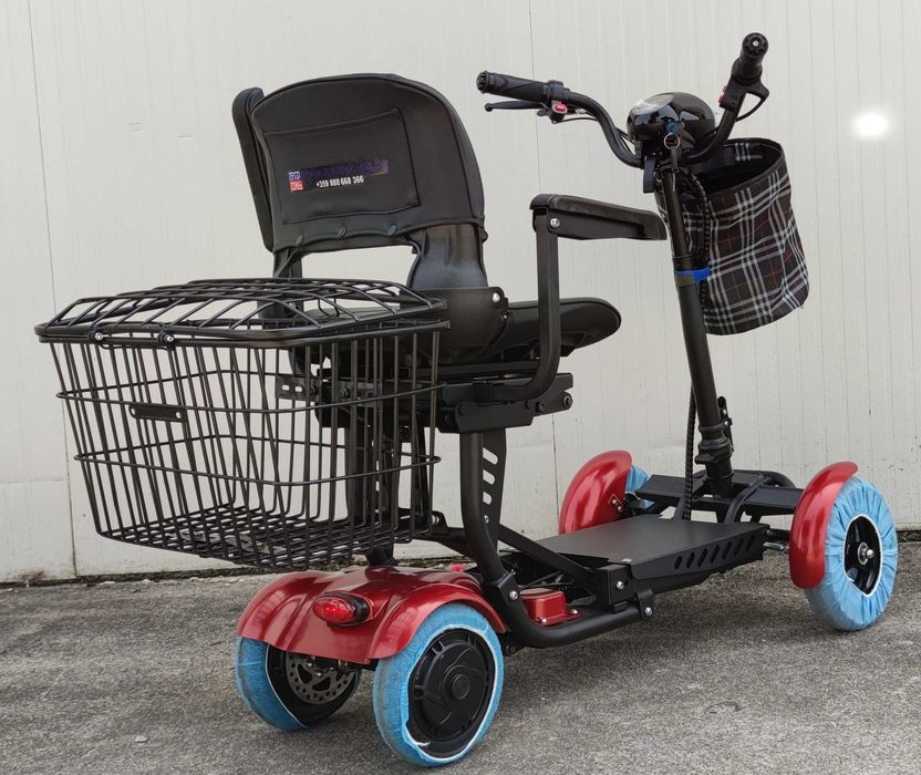 Четириколка електрическа EcoWay TTX сгъваема литиева батерия