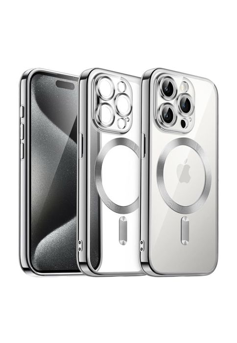 Husa MAGSAFE Luxury Shine Silicon Cerc Iphone 14/15/16E/17/PRO/MAX/AIR