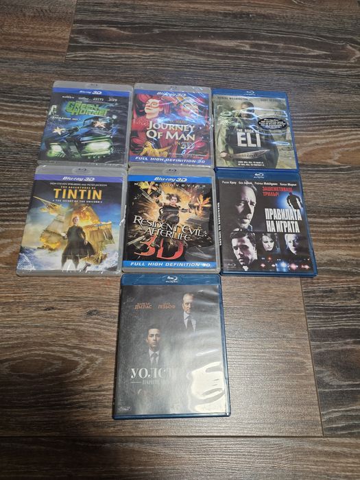 Продавам Blu-ray, Blu-ray 4k, DVD, VHS