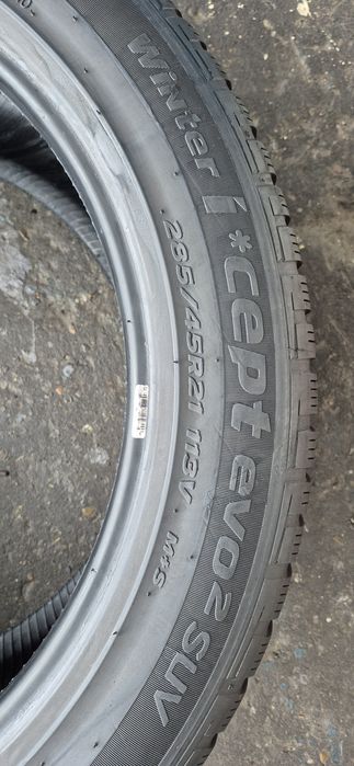 4 anvelope iarna Hankook 285/45/21.Pretul este pe bucata.