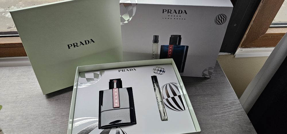 Apa de toaleta Prada Ocean Luna Rossa, set cadou 100+10 ml