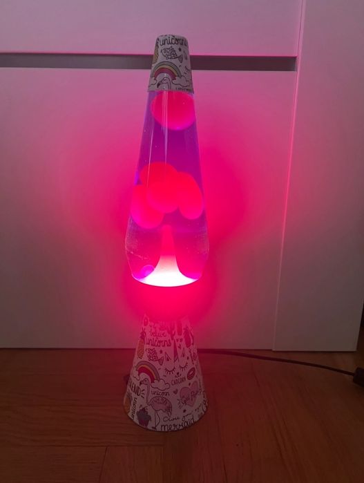 Lampa cu lavă Unicorn I-Total – Design unic "Stay Wild"