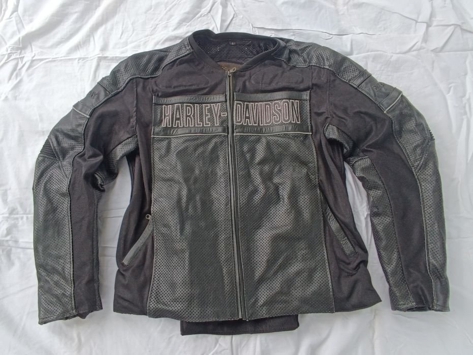 Ново кожено яке Harley Davidson L / Харлей Дейвидсън