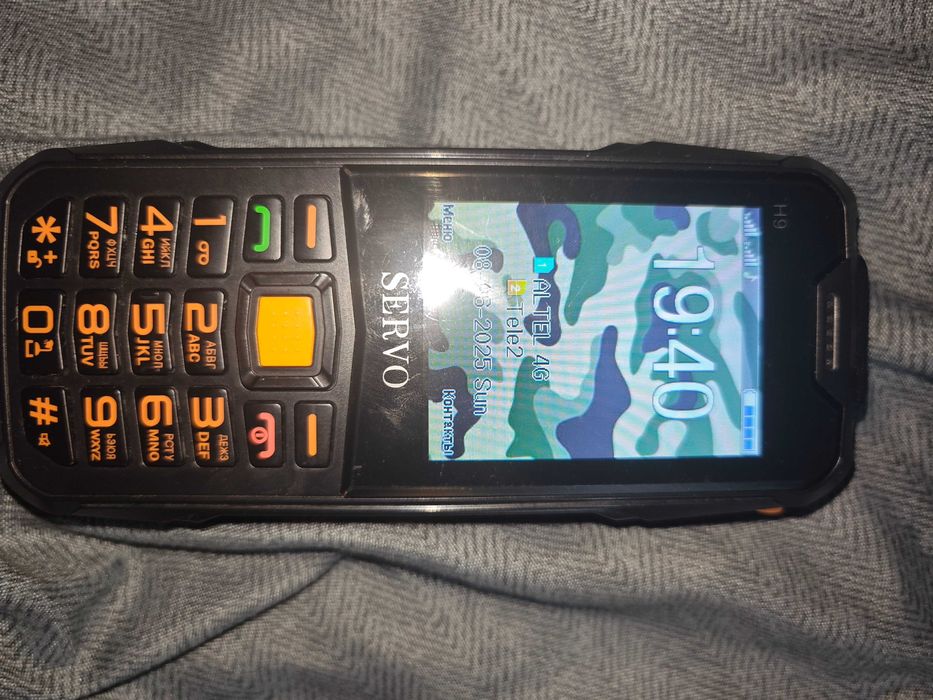 Телефон кнопочный servo h9, 2Сим, станция метро Москва