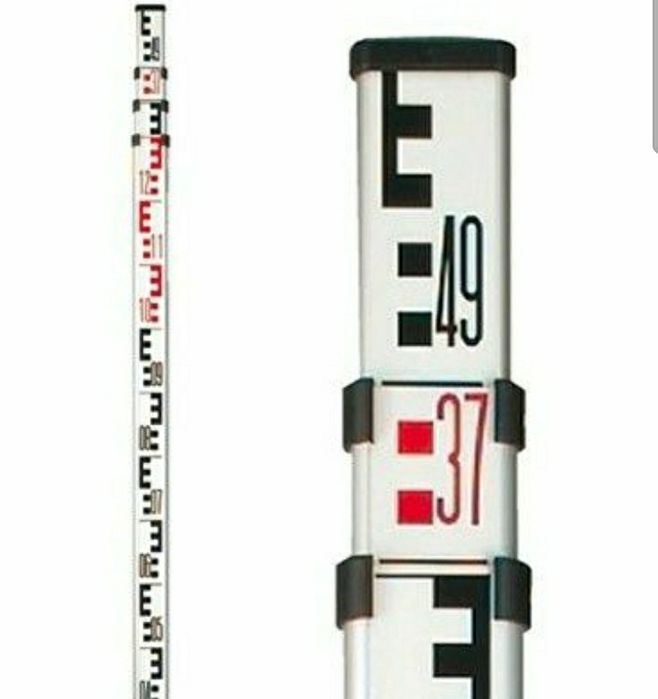 Рейка нивелирная для нивелира