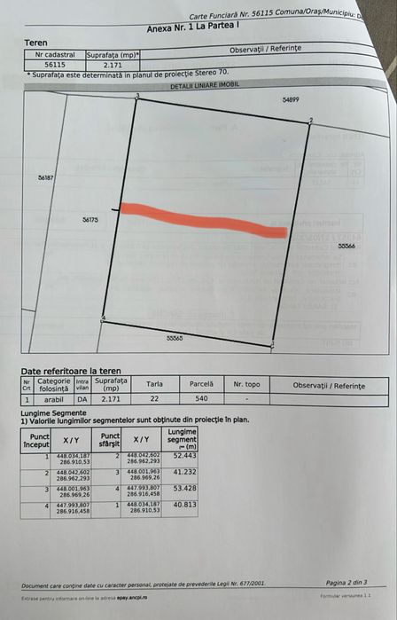 Teren intravilan 1000mp, Comanca - Olt, gaze, aproape de Caracal