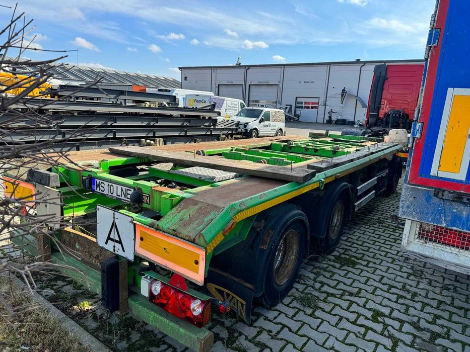 REMORCĂ ABROLL 3 AXE – SKIP container – AN 2007