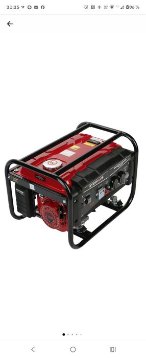 Generator curent electric Steinhaus PRO-GEN2900, 2900 W cu stabilizator de tensiune, benzina, autonomie 10h