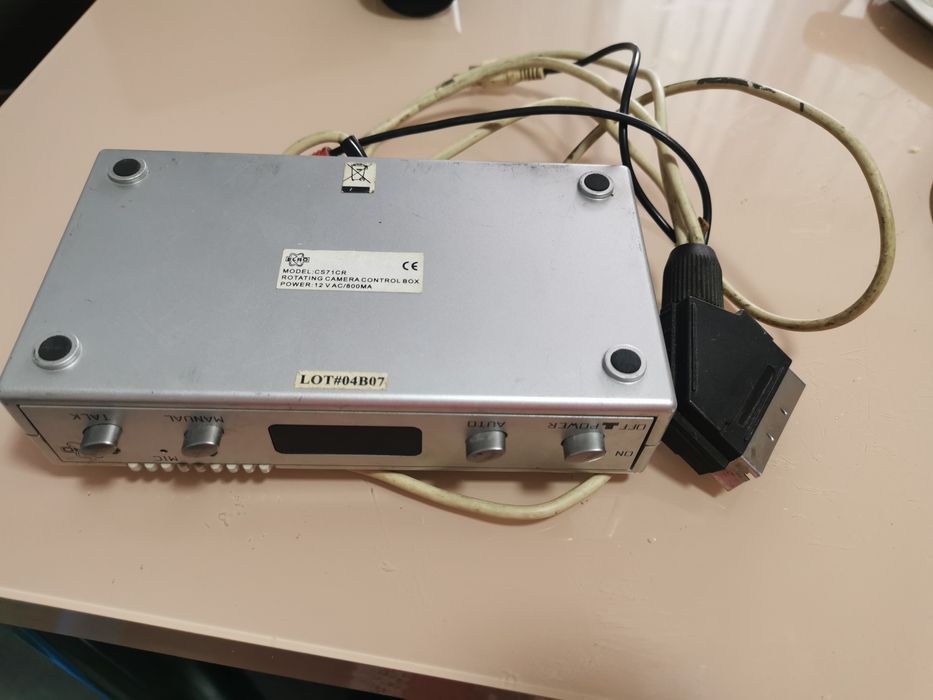 Controler camera rotativa (rotating camera control box)