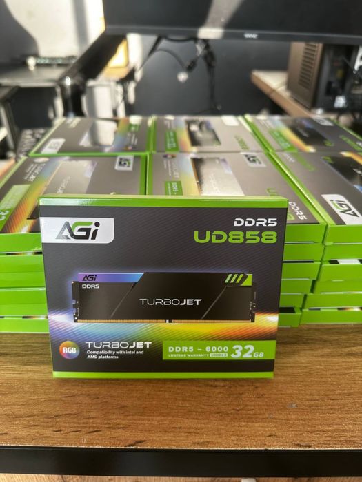 DDR5 AGI RGB 2x16gb 6000mhz CL30 чипы SK Hynix оперативная память озу
