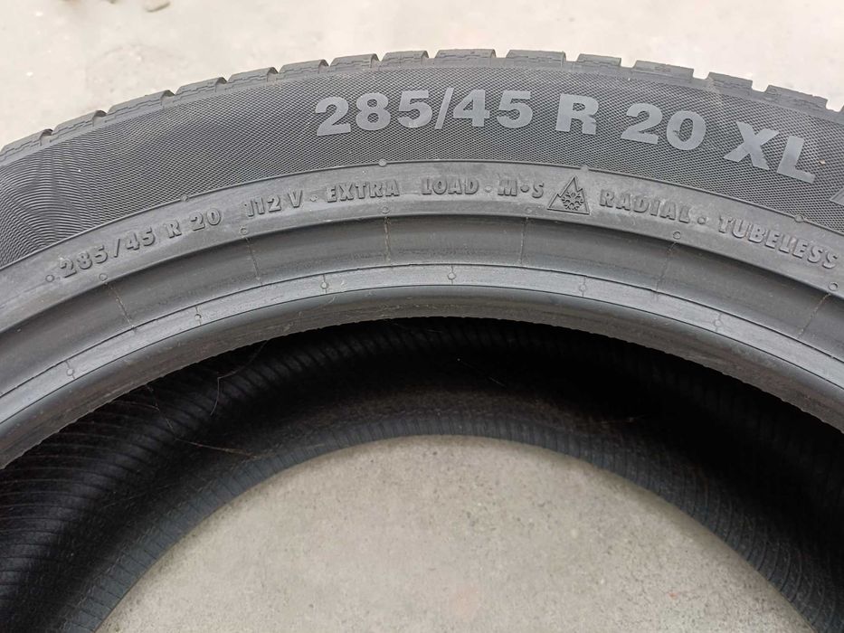 O anvelopa iarna 285 45 20 continental wintercontact TS 830 profil de 7,5 mm