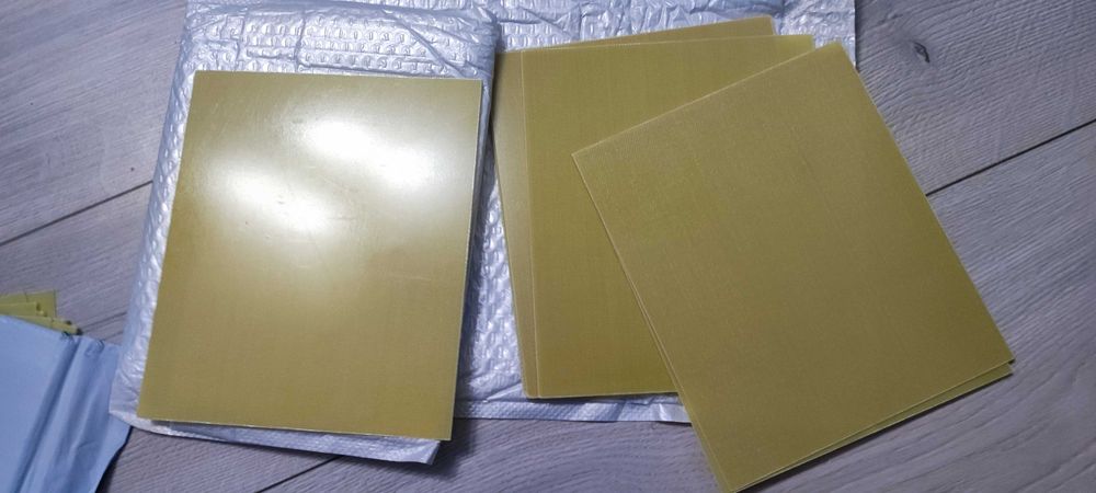 Placi rasina epoxidica izolatoare electrică celule LifePo4 17x20cm