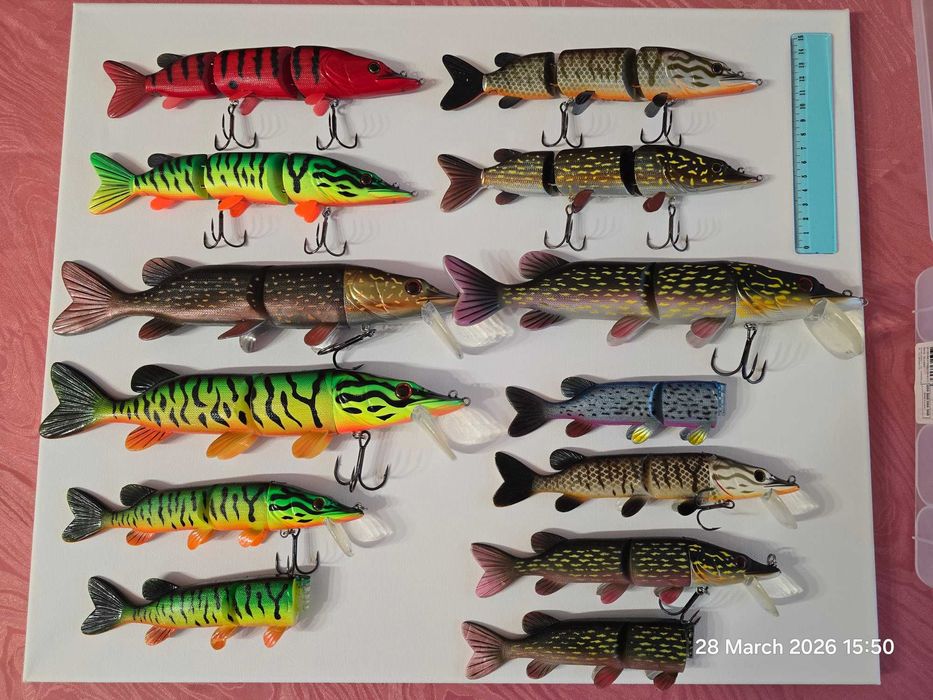Set Rapala Westin FoxRage Salmo Arbogast Biwaa Mepps Storm Savage Gear