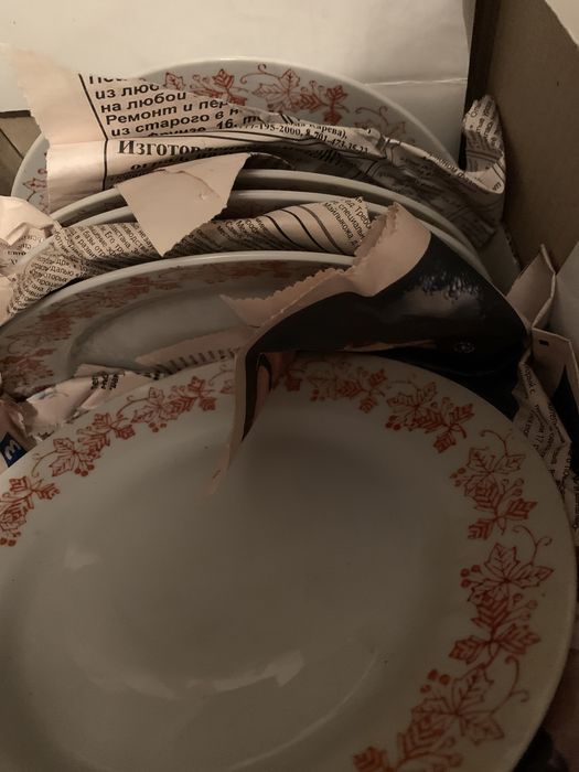 Посуда разная  от сервизов