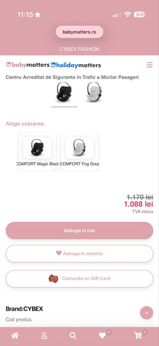 Vand scoica BabyzenYoyo Be Safe Modular