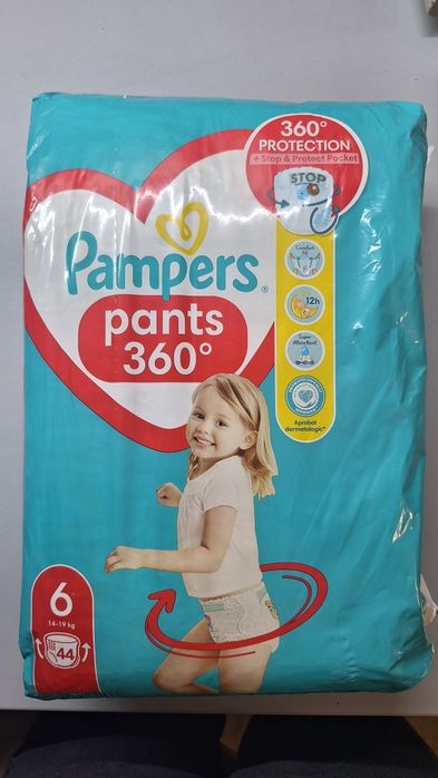 44 пелени гащички Pampers Pants  Размер 6, 14 кг-19 кг