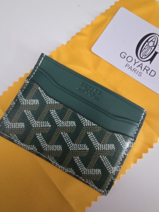 Card holder goyard // verde