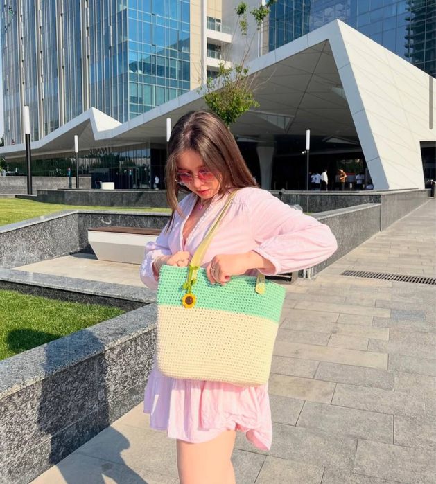 Вязаные сумки