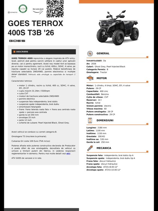 ATV Goes 400S 2025
