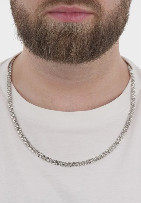 Серебряная цепь мужская