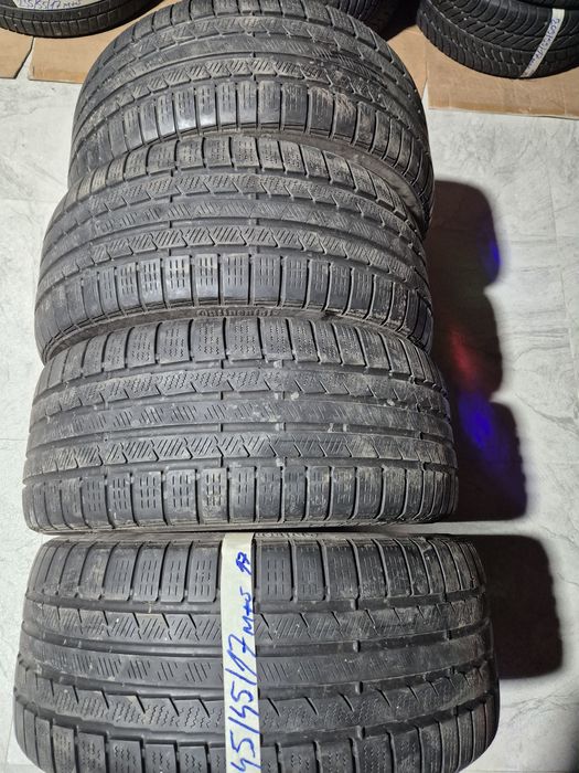 Vând cauciucuri 245/45/17 M+S set complet imp Germania//Continental//