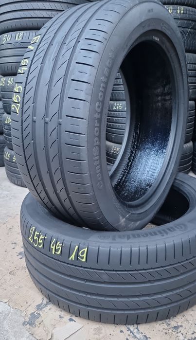 2 Anvelope Vară Continental 255 45 R19 Stare Impecabilă.