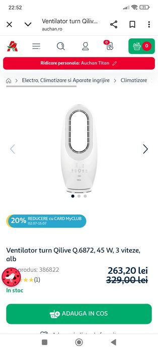 Ventilator Qlive