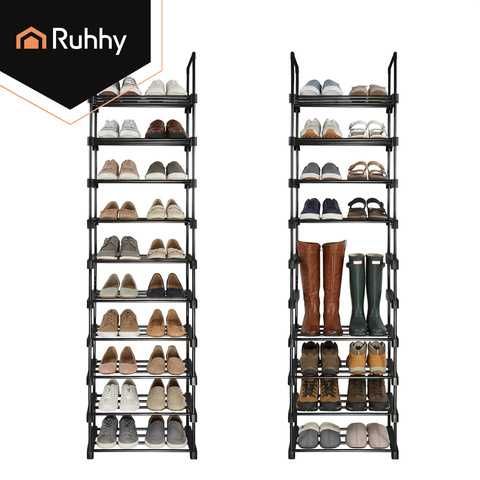 Метална етажерка за обувки / Поставка за обувки / Рафт за обувки