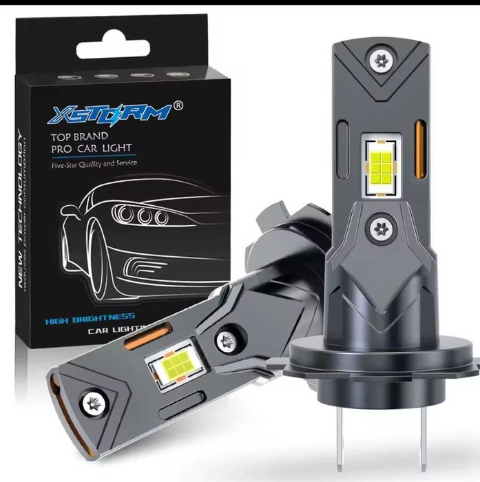 Set 2 Leduri H7 CabBus 6500k Putere 100W Super White