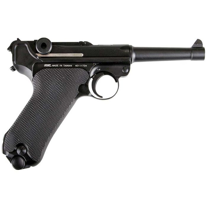 Pistol Istoric LuggerP08 4inch BlowBack  CO2 airsoft 6mm