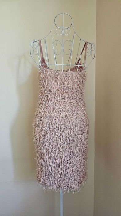 Rochie scurtă roz de ocazie XS