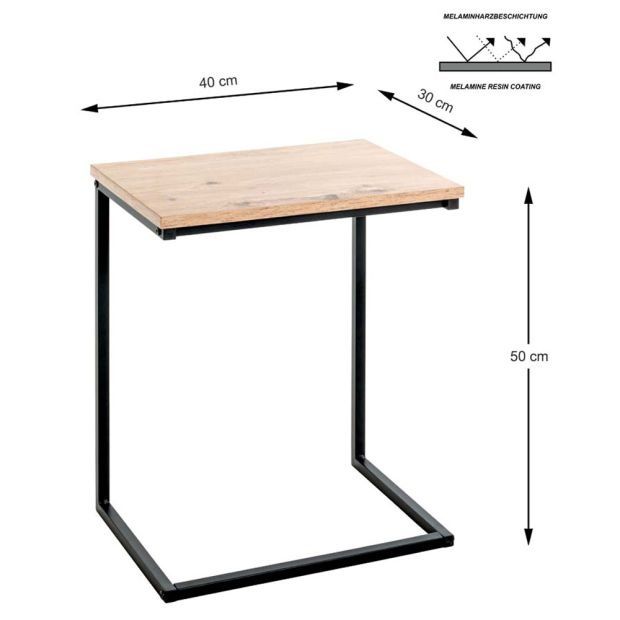 Красива помощна масичка за дърво/диван