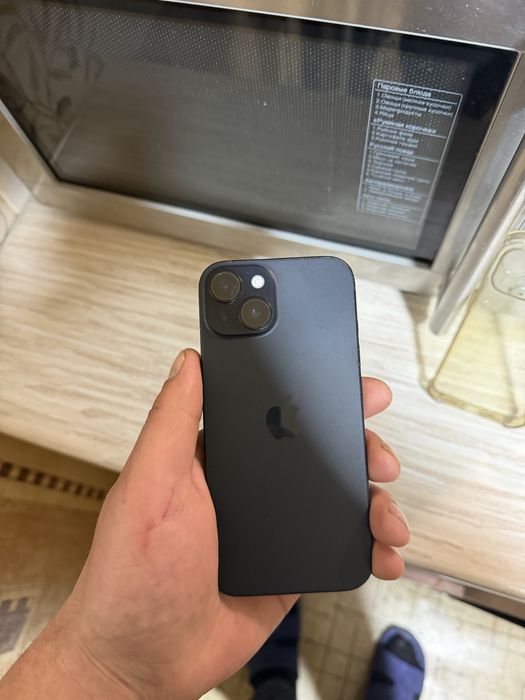 Iphone 15 черный в хорошем состоянии