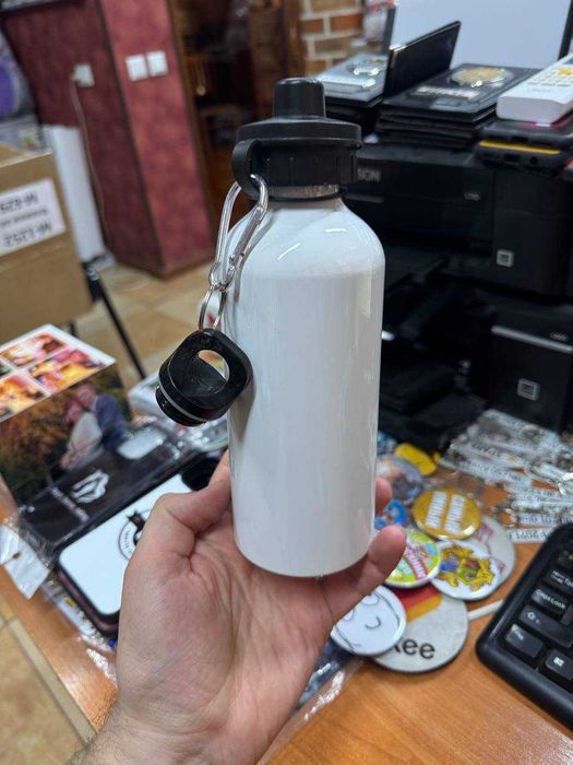 Спортивные бутылочки с вашим лого и картинкой. Печатаем под заказ.