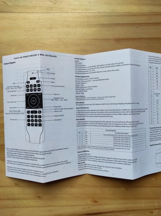 Дистанционно със мишка и гласово търсене за ТВ бокс, Андроид и PC