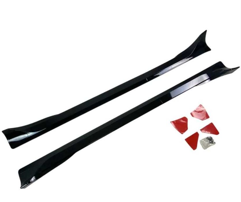 Добавки за прагове за Tesla Model Y черен гланц, Тесла