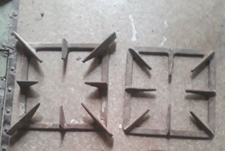 Решетки для газплиты.