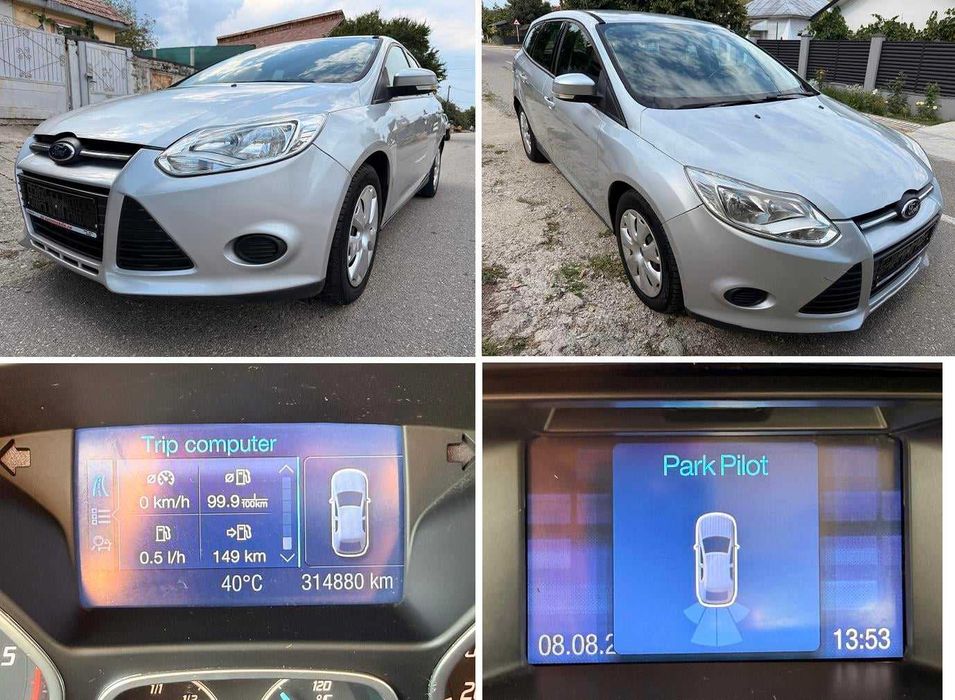 Ford Focus MK3-euro 5,consum 4%,AC,comenzi volan, Econetic Technology,bijuterie-TOP