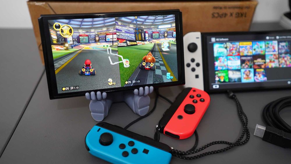 Nintendo Switch OLED - 128 GB, с emuNAND, Android, Hekate и Atmosphere