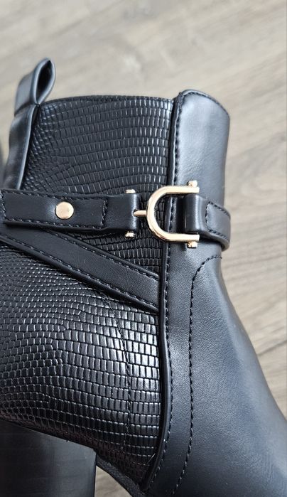 Botine cu toc gros Anna Field, mărimea 34