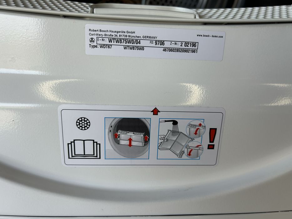 Сушилня Bosch Serie 8 A+++ 8кг
