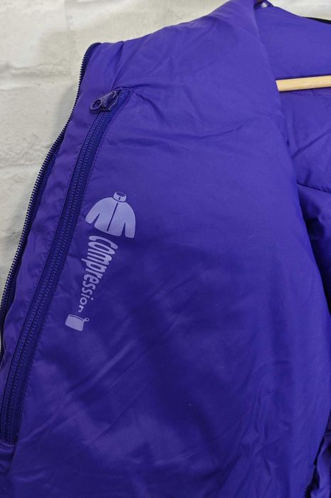 Bergans of Norway Дамско пухено лилаво яке с качулка размер М