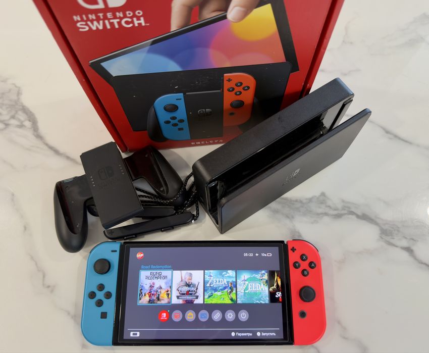 Switch oled,256гб,прошитрый