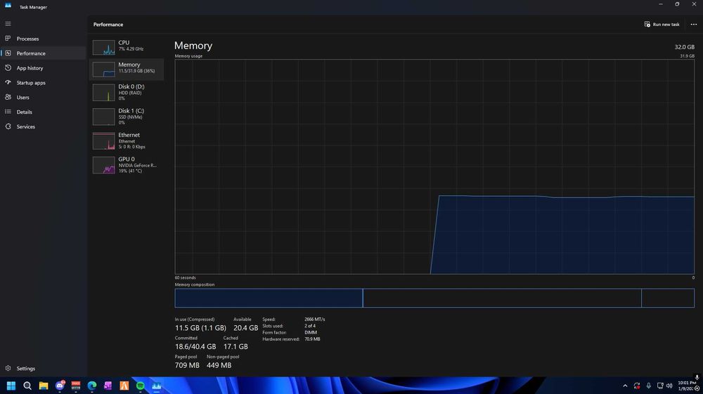 Desktop PC Gaming i7 8700 & 3060ti & 32GB RAM