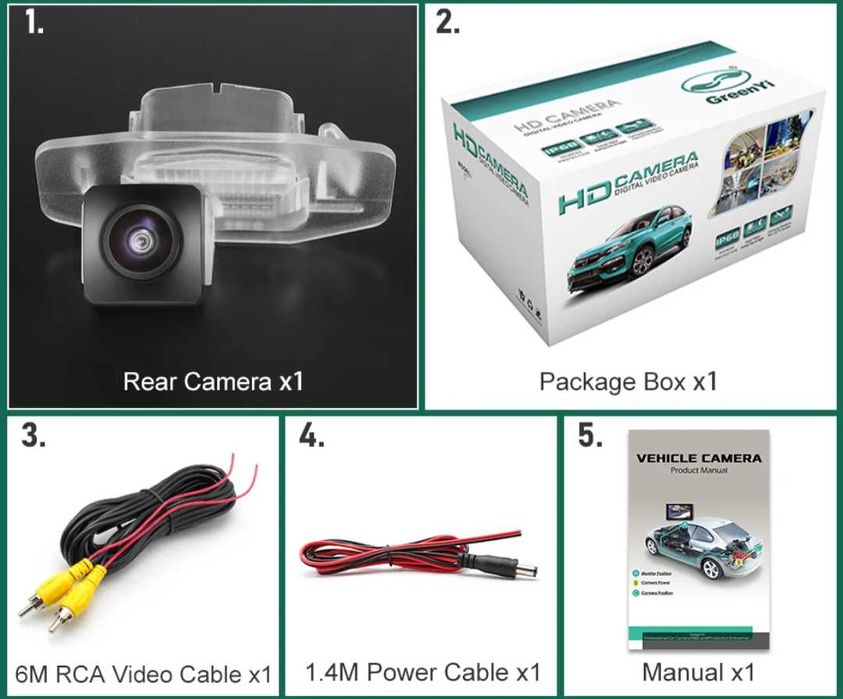 Камера за задно виждане заден ход Хонда Honda CR-V HR-V Jazz FR-V джаз