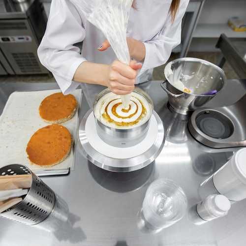 Регулируема форма за печене на блат за торта, диаметър 16-30