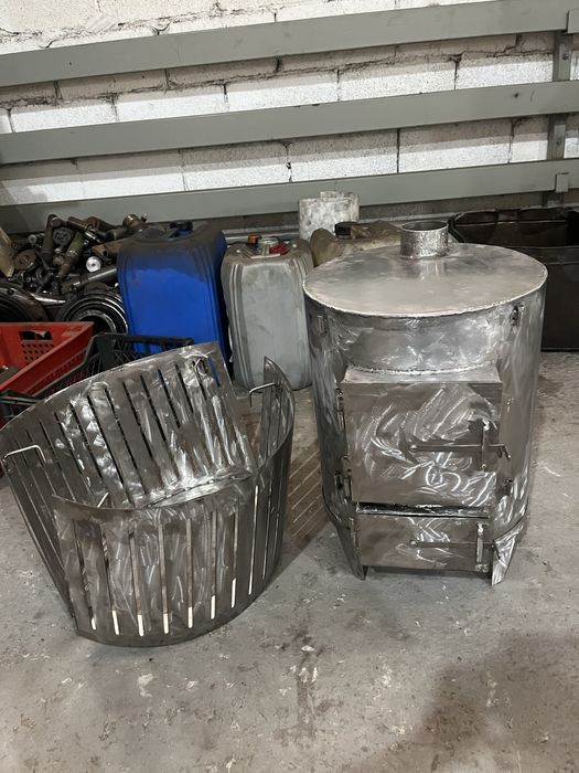 Мобильная банная печка