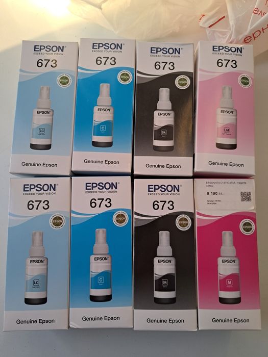 Epson 673 чернила