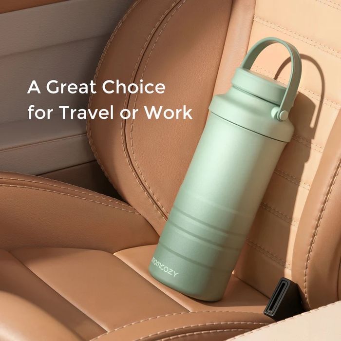 Преносим охладител за кърма Momcozy - 325 ml, зелен