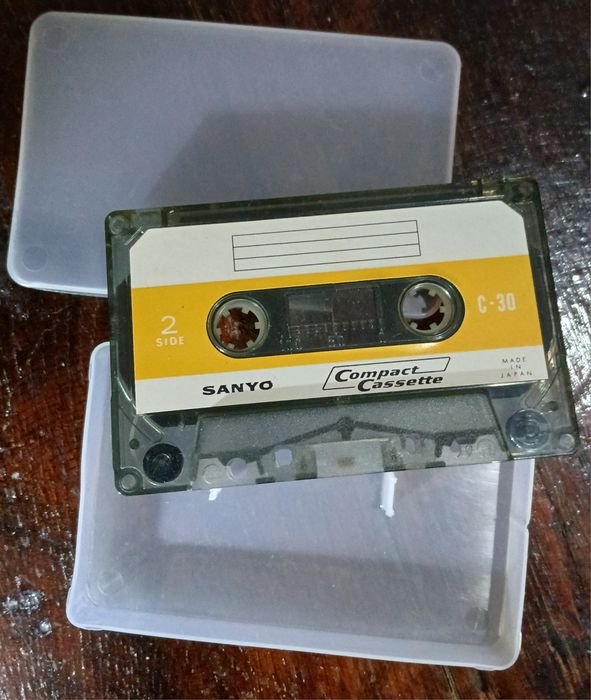 Casetă audio Sanyo Made in Japan din 1972, Nescrisă